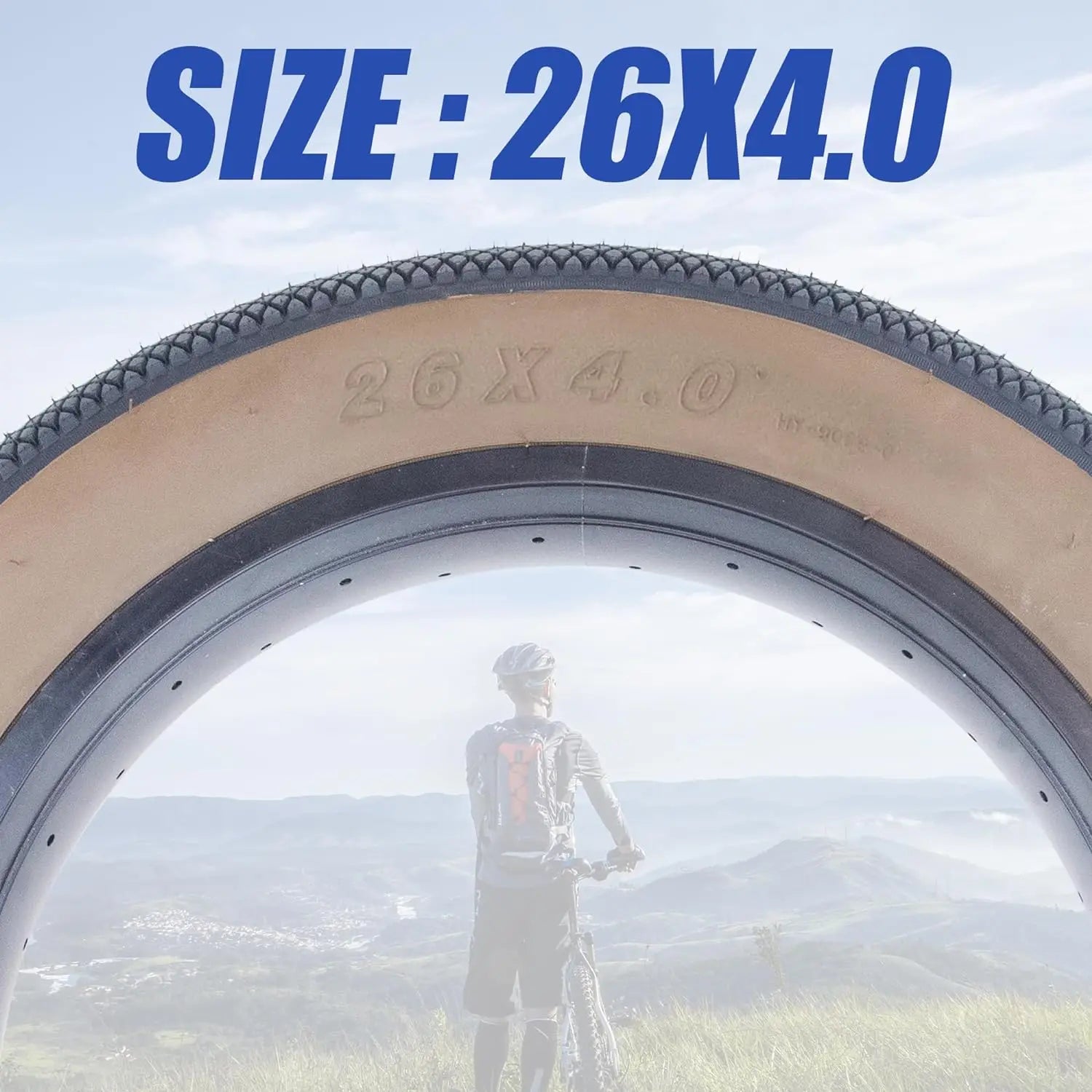 ZUKKA Fat Bike Tire 20/26x4.0 for Ebike Mountain Bike Heavy Duty High-Performance Wear-Resistant E-Bike Mountain Snow Bike Tire