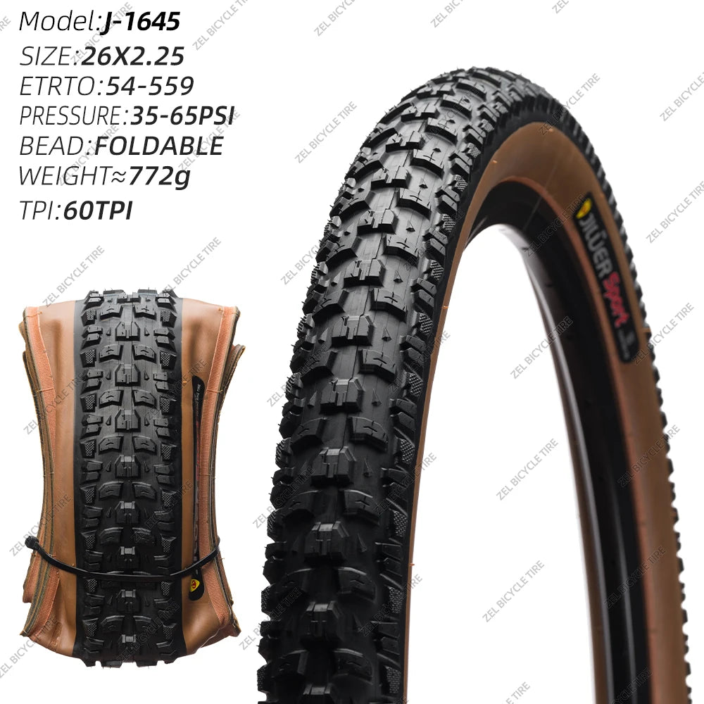 JILUER MOUNTAIN BICYCLE TIRE FOLDING BEAD SOFT STEEL WIRE BEAD 26INCH 27.5INCH 29INCH MTB TYRE BIKE PART