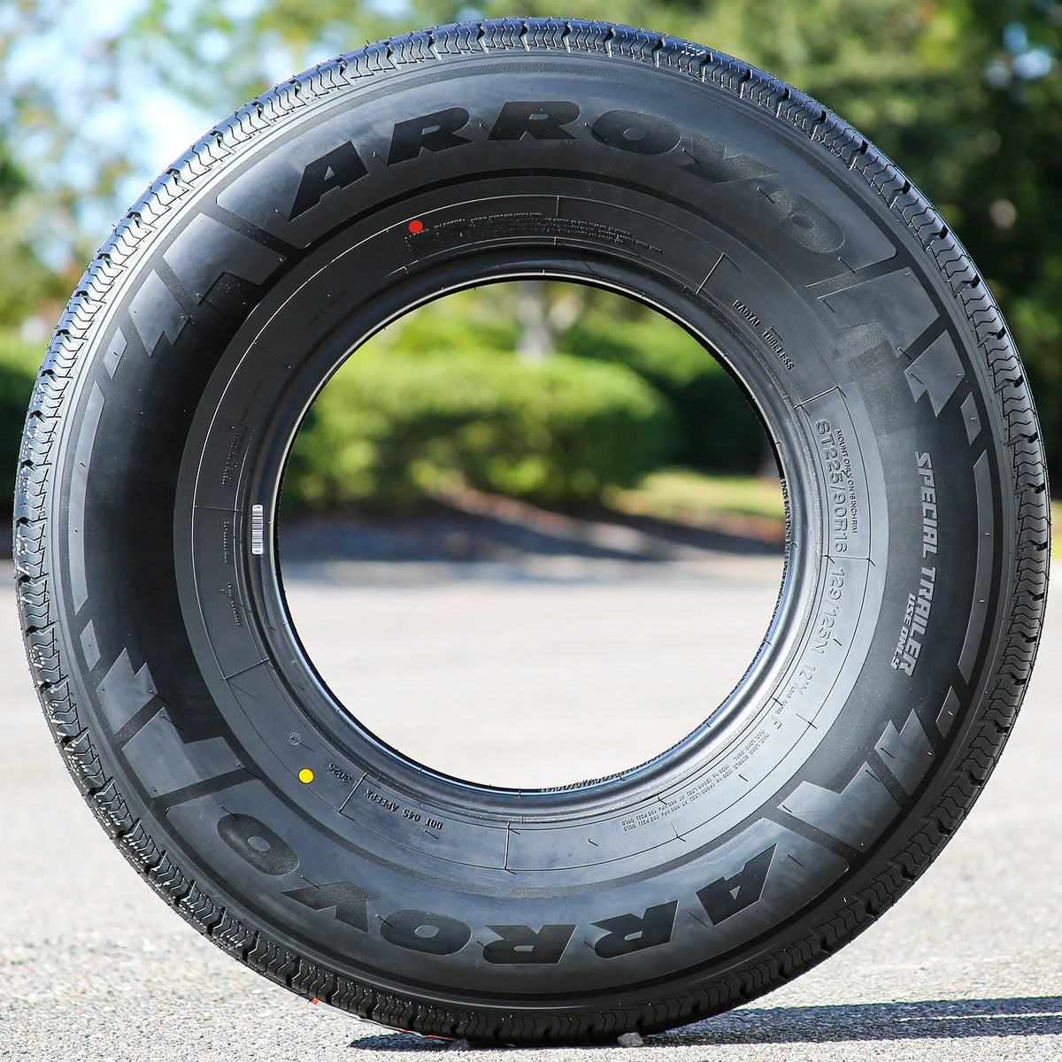 2 Tires Arroyo Special Trailer Semi-Steel ST 225/90R16 Load F 12 Ply Trailer