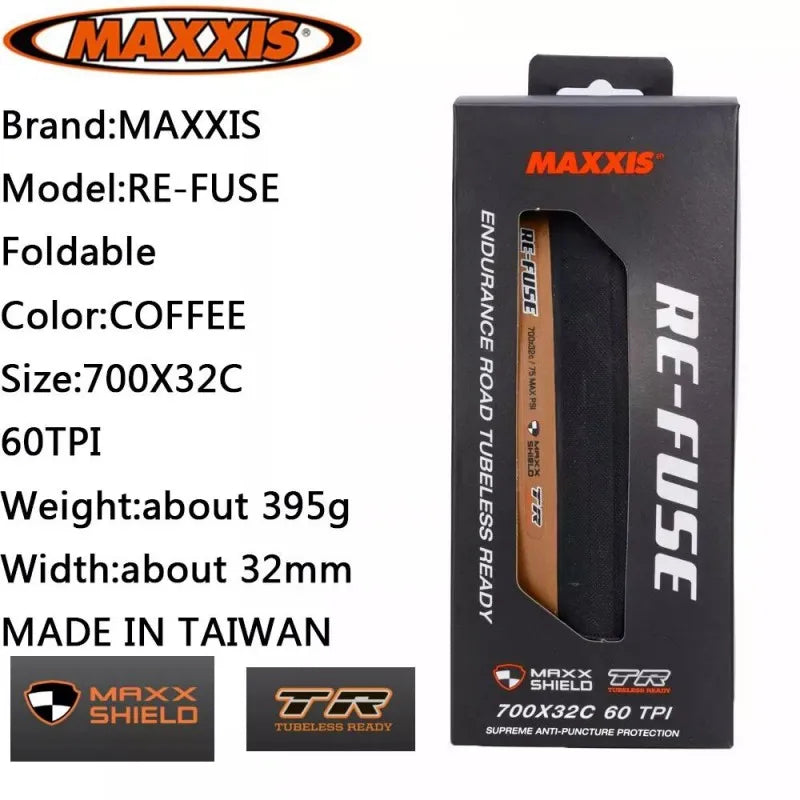 The Maxxis Re-Fuse is legendary for its durability. A great choice for any rider concerned about punctures from road debris.
