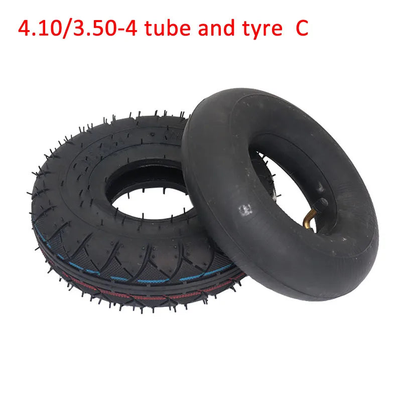4.10/3.50-4 Tires 4.10-4 3.50-4 Tyre And Inner Tube for Electric Tricycle, Trolley,Electric Scooter,warehouse Car Tire Parts