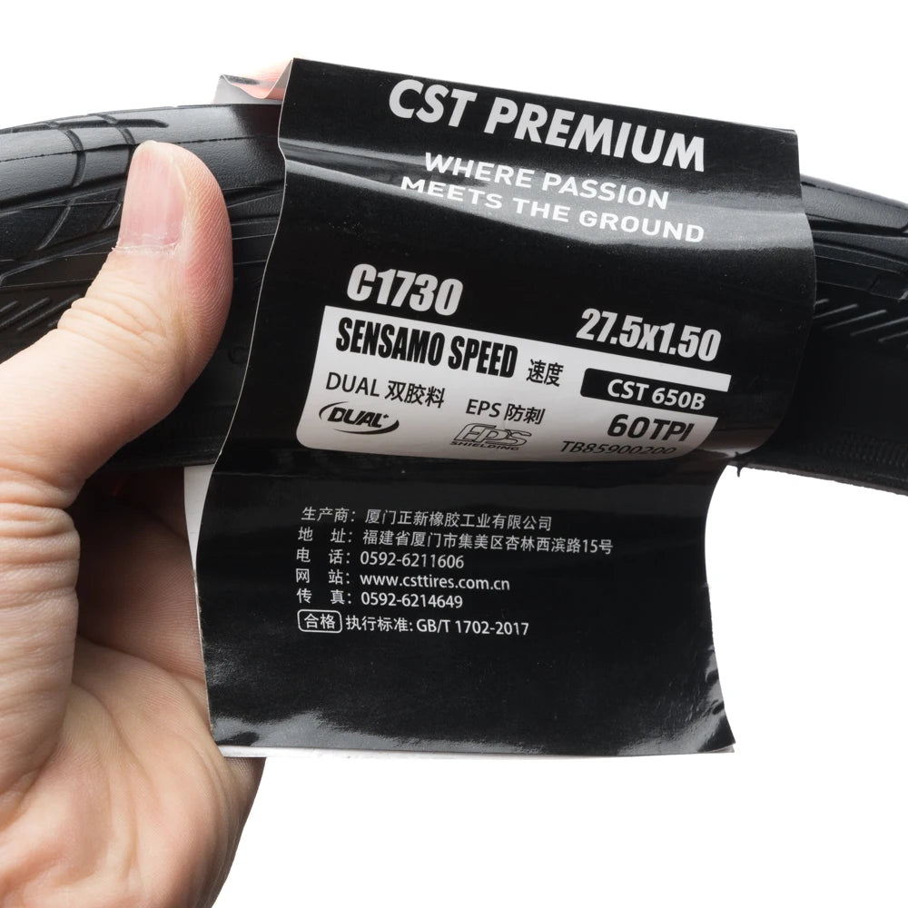 650B 27.5X1.50 CST TRAVEL URBAN BICYCLE TIRE WIRE BEAD CITY COMMUTING BIKE TYRE 40-584
