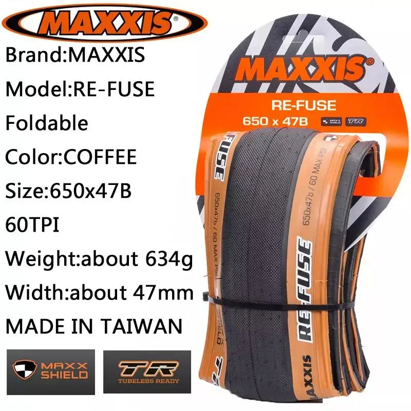 The Maxxis Re-Fuse is legendary for its durability. A great choice for any rider concerned about punctures from road debris.