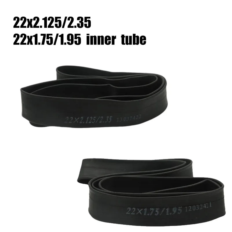 22 inch bicycle inner tube 22x1.75/2.15/2.35 for 22x1.75 22x1.90 22x1.95 22x2.0 22x2.10 22x2.125 bicycle inner tube compatible