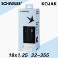 SCHWALBE KOJAK 18" Inch 32-355 18x1.25 Black Folding Tire Level 4 RaceGuard for Birdy Folding Bicycle BMX Bike Cycling Parts