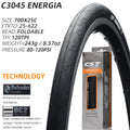 CST C-3045 Road Bike Tire Sizes: 700×25C / 700×28C TLR Lightweight Racing Low Rolling Resistance Puncture-Proof