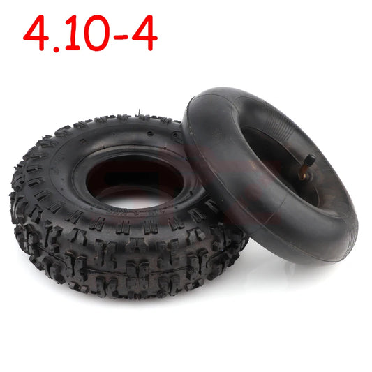 1PC 4.10/3.50-4 410/350-4 ATV Quad Go Kart 47cc 49cc 4.10-4 Tire Inner Tube Fit All Models 3.50-4 4" Tire