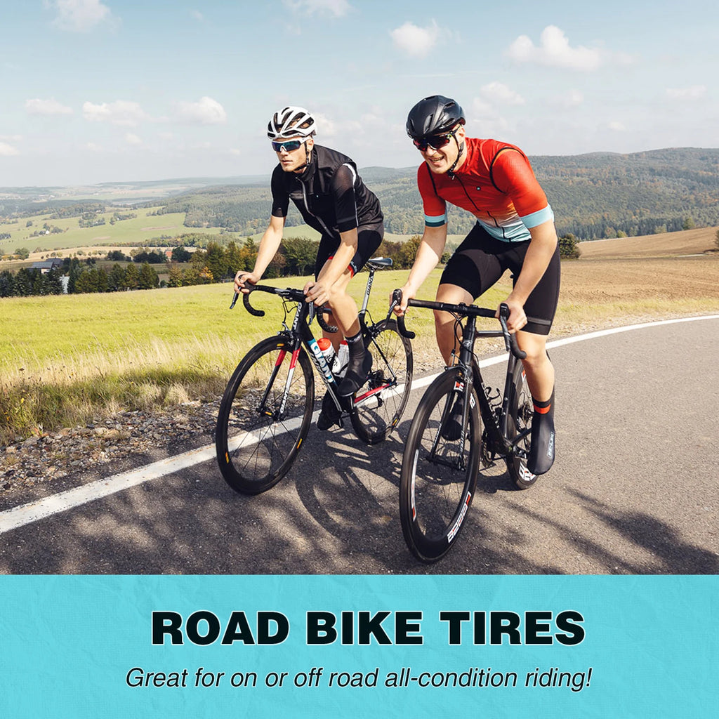 ZUKKA 2 Pack 700x28/32/35C Road Gravel Bike Tires Foldable High Grip Durable Off-Road for Commuter Cycling