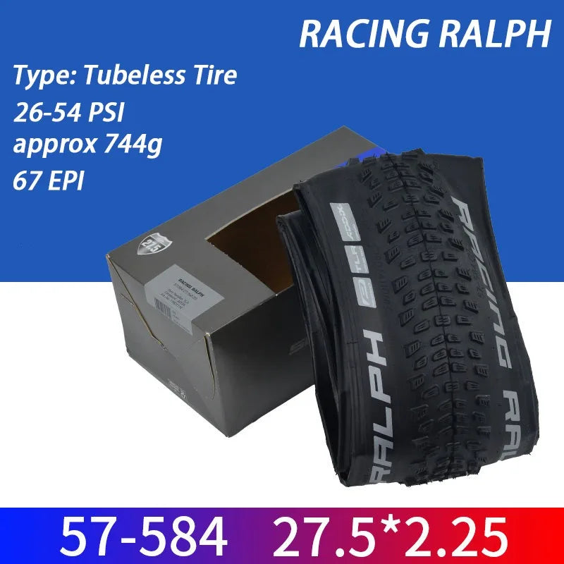 SCHWALBE Original RACING RAY RALPH/ROCKET RON/NOBBY NIC Folding Tire for XC Road Gravel MTB Bike Downhill Off-Road Cycling Parts