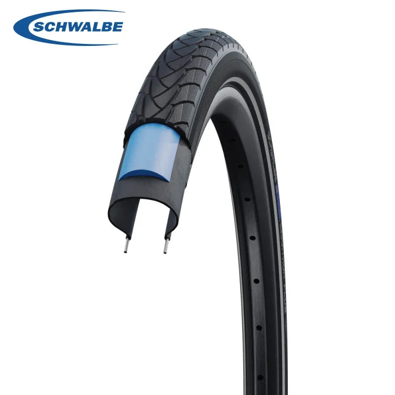 SCHWALBE Original MARATHON PLUS Series Puncture-resistant Wired Tire for Road Gravel MTB Bicycle Travel Bike Cycling Parts