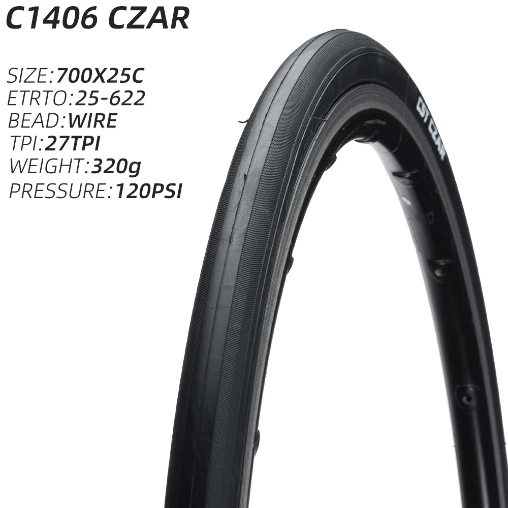 700C 622 CST C1406 CZAR ROAD BICYCLE TIRE 23C 25C 28C BIKE TYRE WIRE BEAD