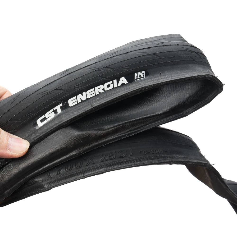 CST C-3045 Road Bike Tire Sizes: 700×25C / 700×28C TLR Lightweight Racing Low Rolling Resistance Puncture-Proof