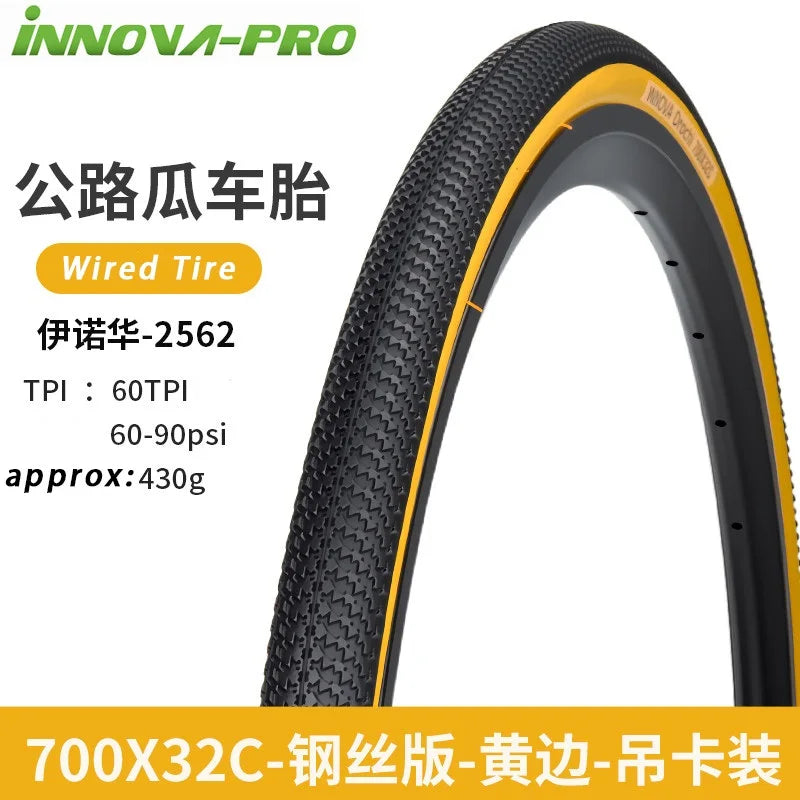 INNOVA Original IA-2562/3010 Road Gravel Bicycle Steel Wired Tire 700x32c/35c/38c/40c MTB Bike Tires Cycling Parts