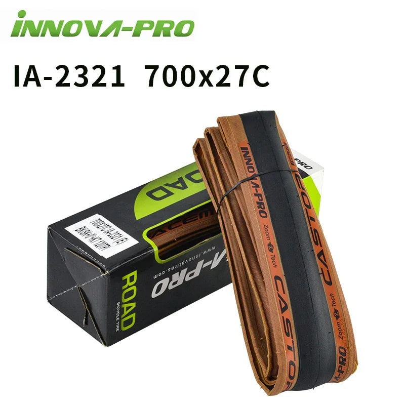 INNOVA Original 700c Road Bike Tire 700x23c/25c/27c/28c/30c Retro Travel Bicycle Out Tire 60/120 TPI Bike Tire Cycling Parts