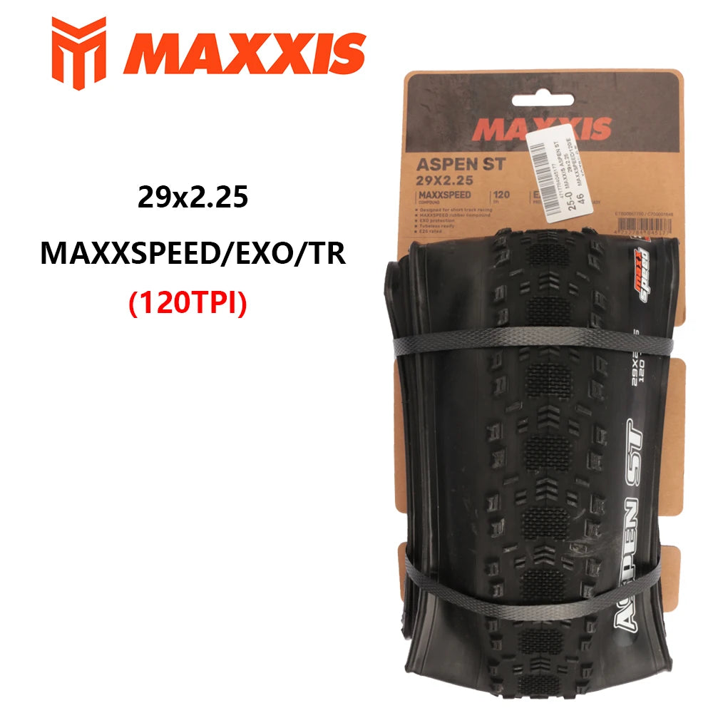 MAXXIS ASPEN Bicycle Tires Original For Off-Road Mountain Bike Vacuum Tires Anti Puncture Tire 29x2.1/2.25/2.4WT EXO/TR Tubeless