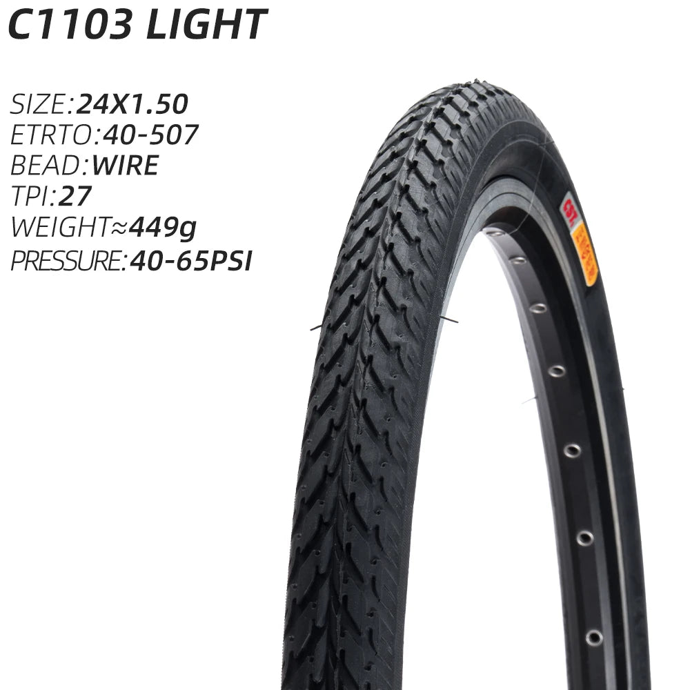 CST C-1103 Urban Commuting Tire Low Rolling Resistance Lightweight Anti-Slip Sizes: 24/26/700×38C/700×41C