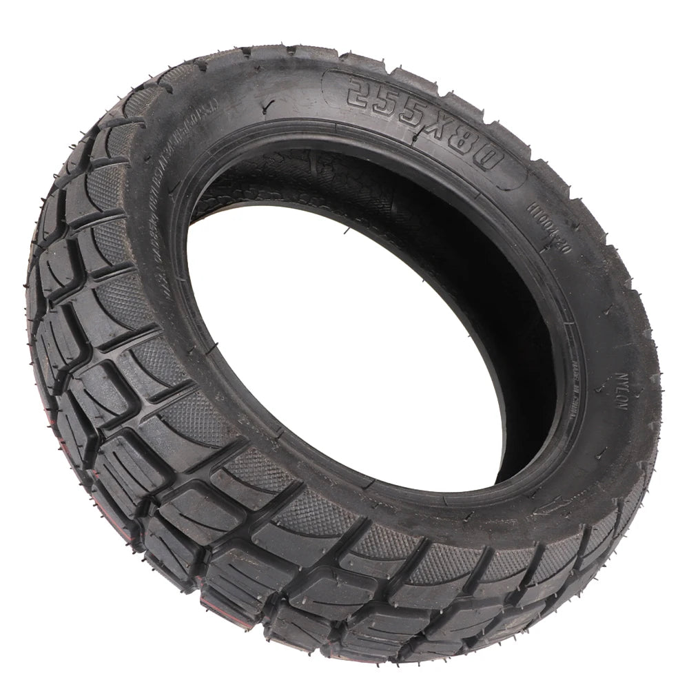 10 Inch Tubeless Electric Scooter Tire 255x80 Tire E-Bike Explosion-Proof Rubber Tires Off Road Vacuum Tire Parts