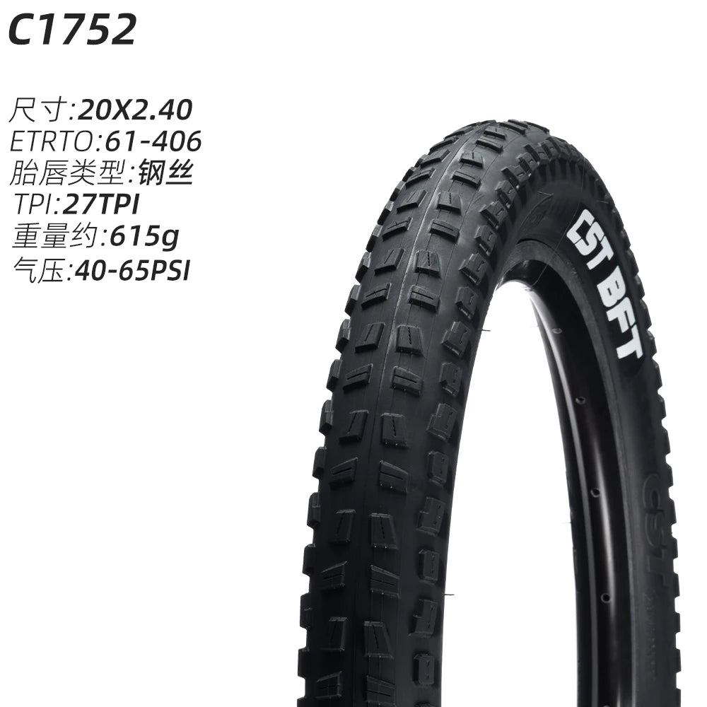 CST C1752 BFT MOUNTAIN BICYCLE TIRE MTB BIKE TYRE AM FR DH 27.5X2.40 61-584