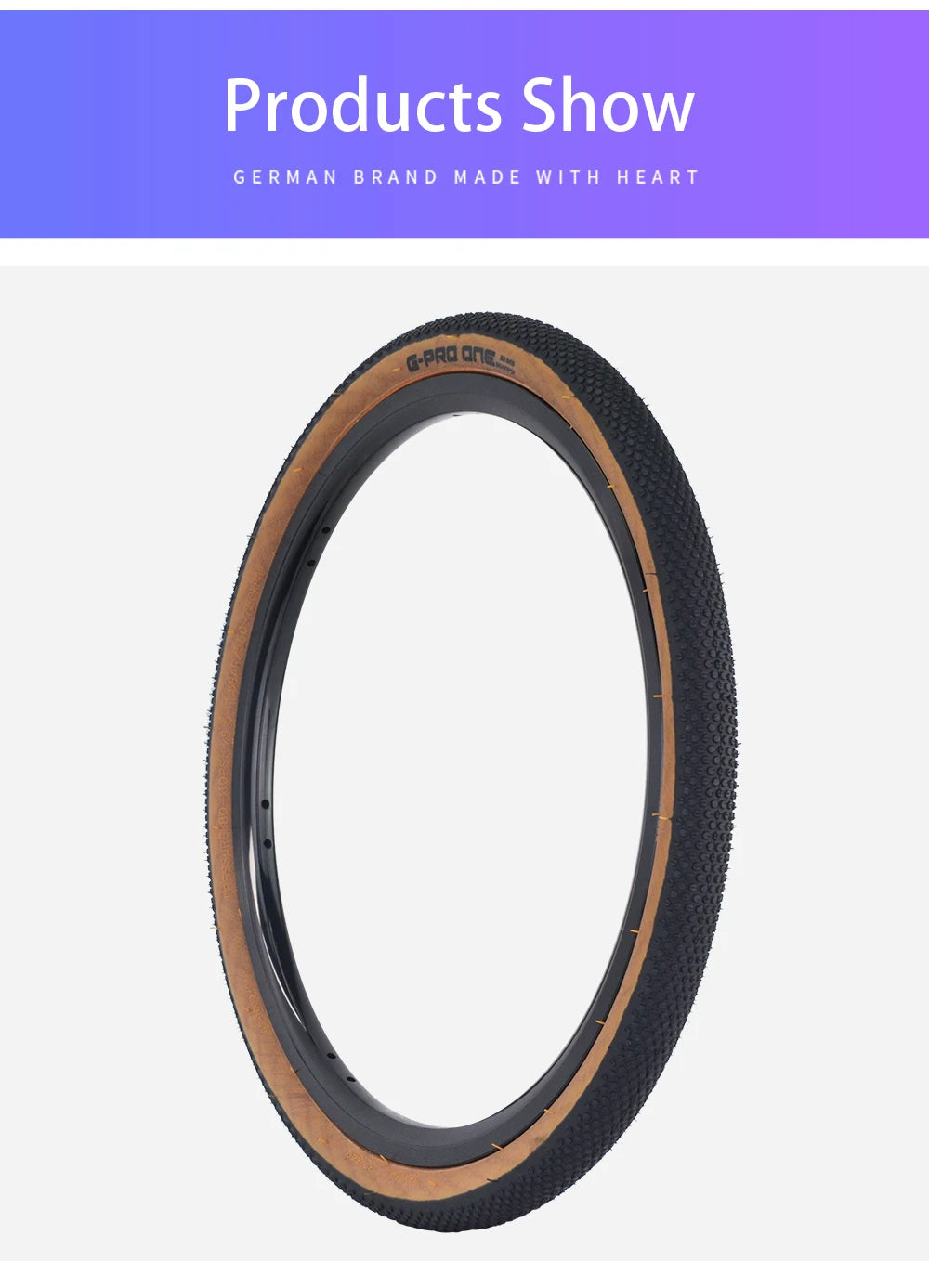G-PRO-ONE Original 16 inch Small Wheel Bicycle Folding Tire 32-349 16x1 1/4 for Brompton Bicycle BMX Bike GS-1009/2309