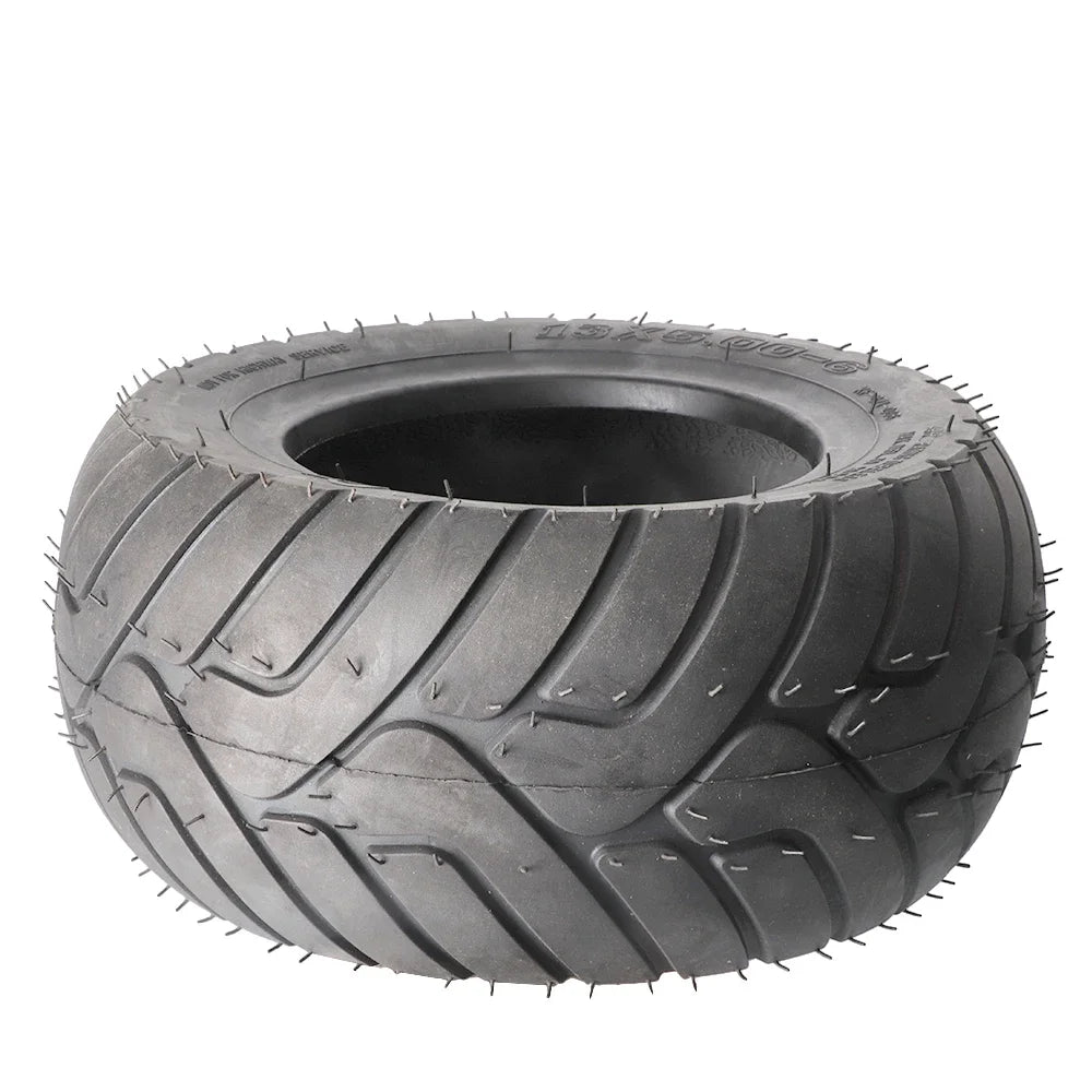 13X5.00-6 Electric Scooter Tire Rubber Wear-Resistant Vacuum Tire for 13-Inch Beach Car and Electric Scooter Tire Replacement