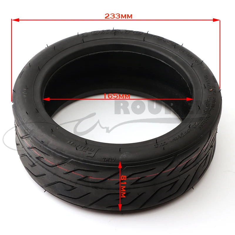 10 inch 10x2.70-6.5 tire inner tube with alloy wheels suitable for electric scooter folding bike wear-resistant thick tires
