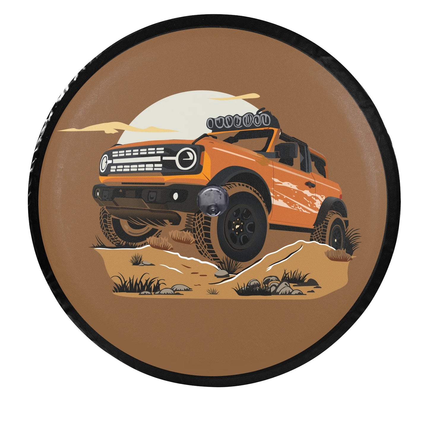 LS AUTO Car Exterior Accessories 32 Inches Spare Tire Cover Back Wheel Cover Storage Bag Protector For Ford Bronco 2021 2022