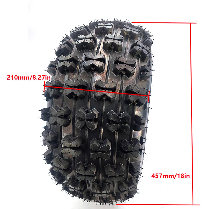 18x9.50-8 Tire & Wheel Assembly Tubeless 4PR 18x9.5-8  ATV Go Kart Quad Buggy 8" Iron Rim 4-Lug 110mm