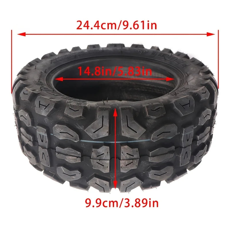 90/70-6 Tire 11in Electric Scooter Tire, 90/70-6 Vacuum Tire Tubeless Scooter Tire Electric Scooter Rubber Tires Replacement