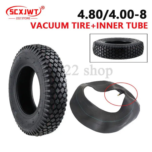New thickened vacuum tire 4.80/4.00-8 for trailer lawn tractor truck snow blower ATV golf cart tire replacement parts
