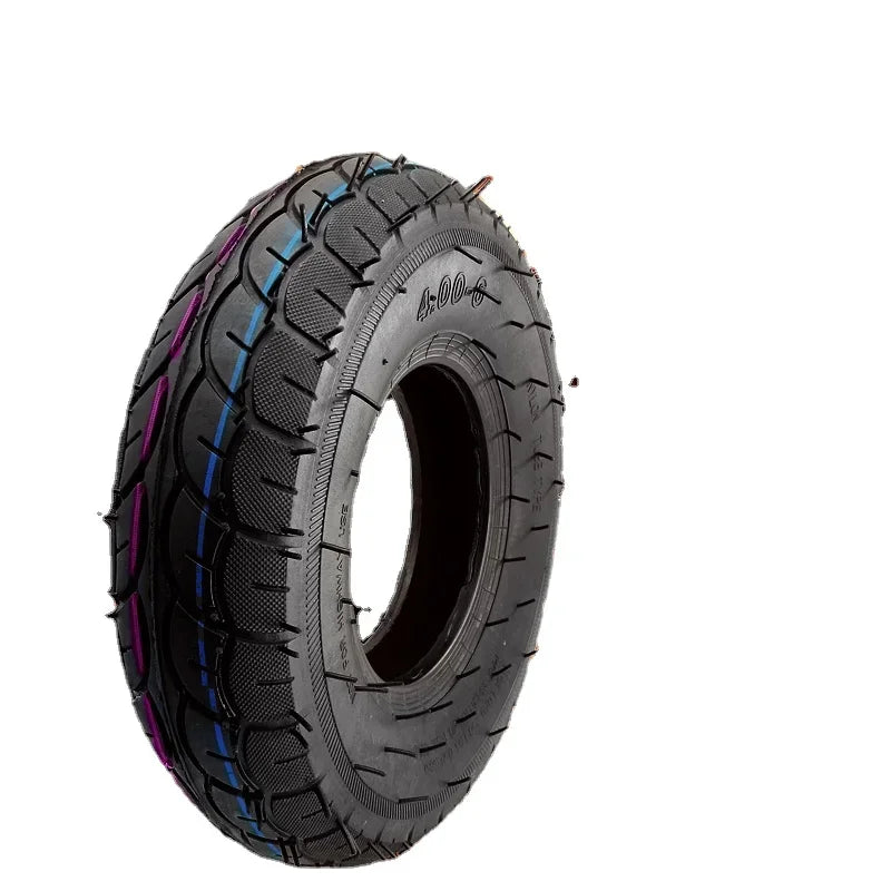 Electric vehicle tire 4.00-6 inner and outer tire 4.10/3-6 butyl rubber inner tube 13 inch pneumatic tire