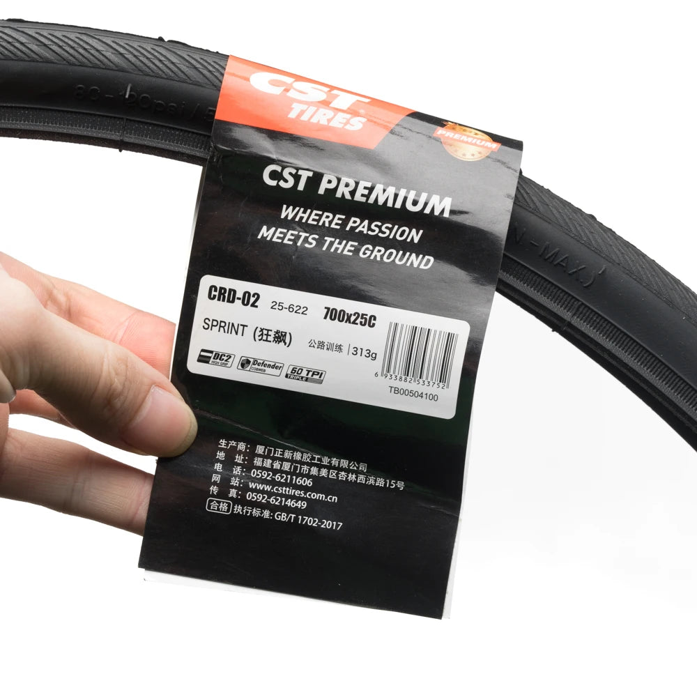 700X25C CST CRD-02 ROAD BICYCLE TIRE OF ROAD BIKE TYRE CLINCHER DOUBLE COMPOUND EPS