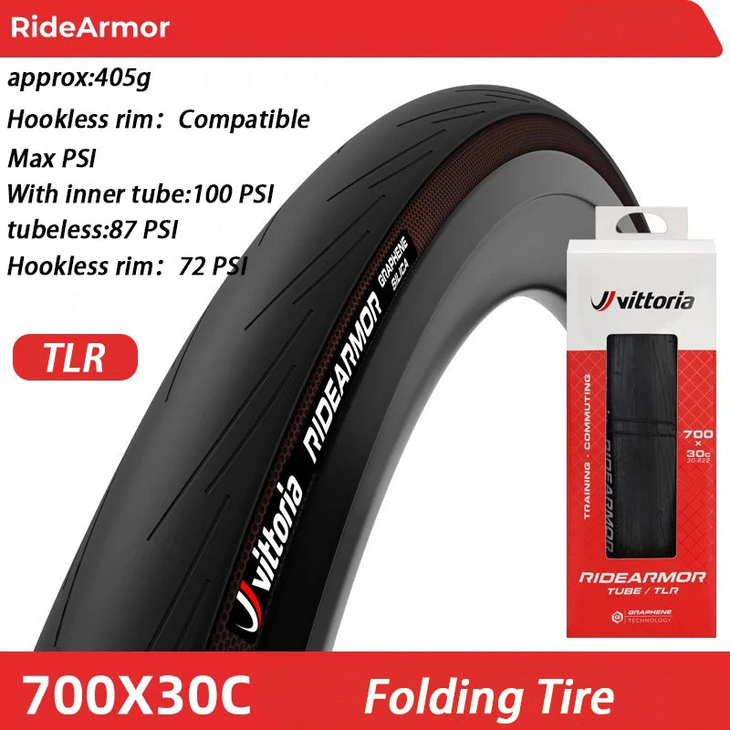 Vittoria Original RideArmor All-season Tubeless-Ready Road Bicycle Folding Tires 700x26c/28c/30c/32c/34c/36c/38c Cycling Parts