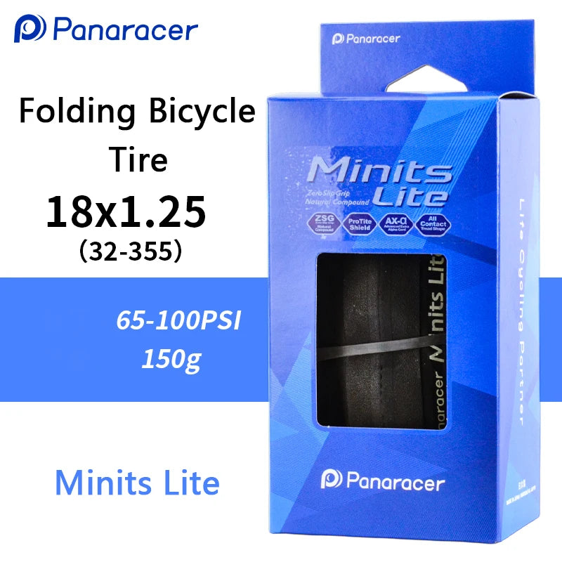 Panaracer Japan Original Minits Lite 18 inch Folding Bicycle Tires 18x1.25 Small Wheel Birdy Folding Bike Cycling Parts