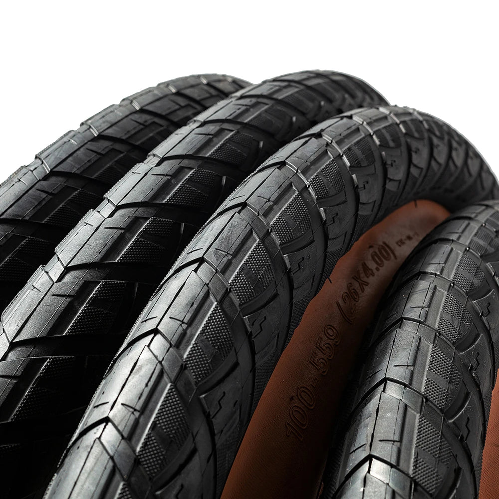 CST Fat Tire 26x4.0 CST BIG BOAT CTC-06 CST New Brown Family Top Dark Skin Collection Electric Bicycle Tire 26x4.0 Inner Tube