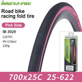 INNOVA Original 700C 700x25c/28c/30c Racing Folding Tire 120TPI for Road Bicycle Racing Bike IB-3029 Cycling Parts