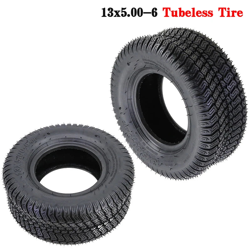 1/2X 13x5.00-6 Lawn Mower Turf Tires 4Ply 13x5x6 Garden Tractor Tire Tubeless