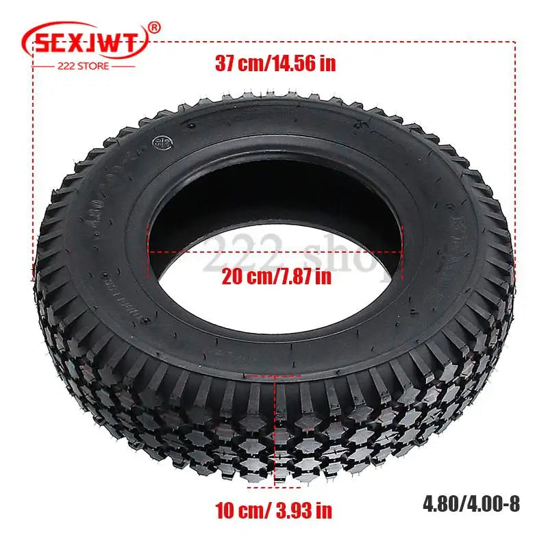 New thickened vacuum tire 4.80/4.00-8 for trailer lawn tractor truck snow blower ATV golf cart tire replacement parts
