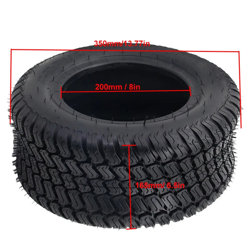 16x6.50-8 Lawn Mower Tire Garden Tractor 16x6.5x8 Turf Tubeless Heavy Duty 4Ply