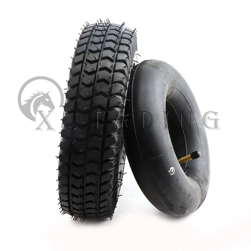 For Knobby Scooter ATV Go Kart Karting Electric Kid Gas Scooter Wheel Chair 260x85 Tire and Inner Tube 3.00-4(10"x3", 260*85)