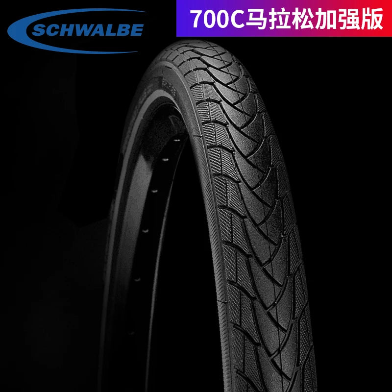 SCHWALBE Original MARATHON PLUS Series Puncture-resistant Wired Tire for Road Gravel MTB Bicycle Travel Bike Cycling Parts