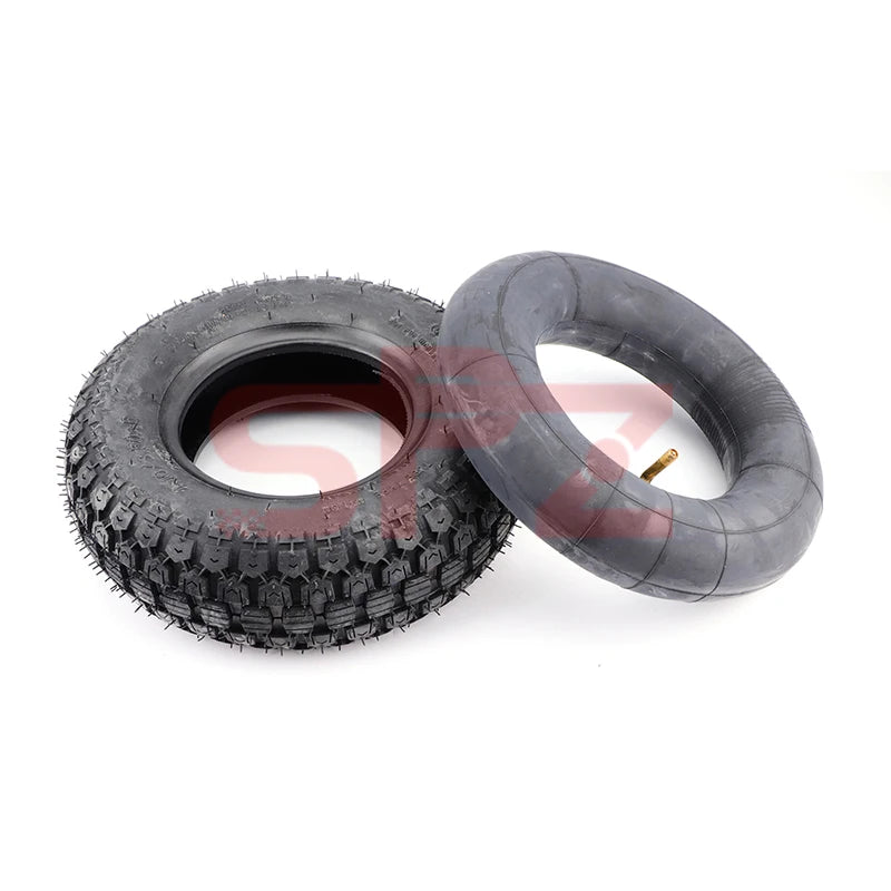 4.10/3.50-6 Inner and Outer Tire Elderly Scooter for 6 Inch 49cc Mini Quad Dirt Bike Scooter ATV Buggy Gas Scooter Wheelbarrow