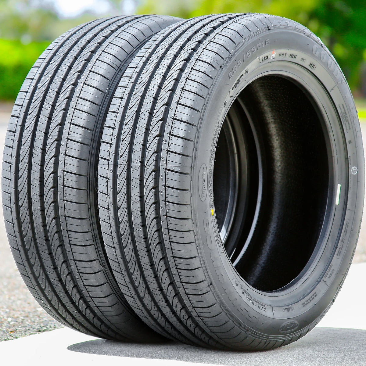 2 Tires Goodyear Assurance Triplemax 205/55R16 91V A/S All Season