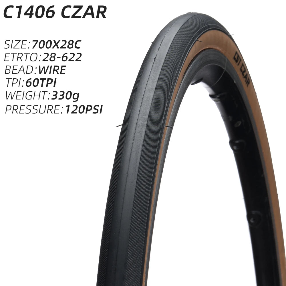 700C 622 CST C1406 CZAR ROAD BICYCLE TIRE 23C 25C 28C BIKE TYRE WIRE BEAD