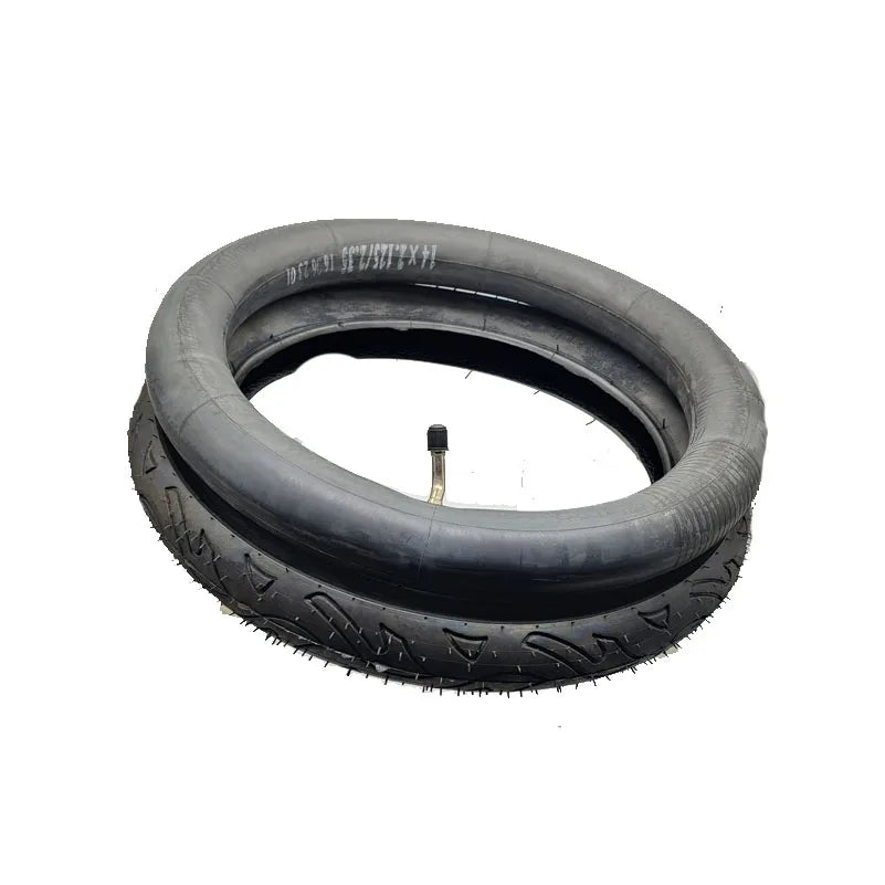 14x2.125 bicycle electric scooter and electric bicycle tire and inner tube kit for replacing 14 inch bicycle tires