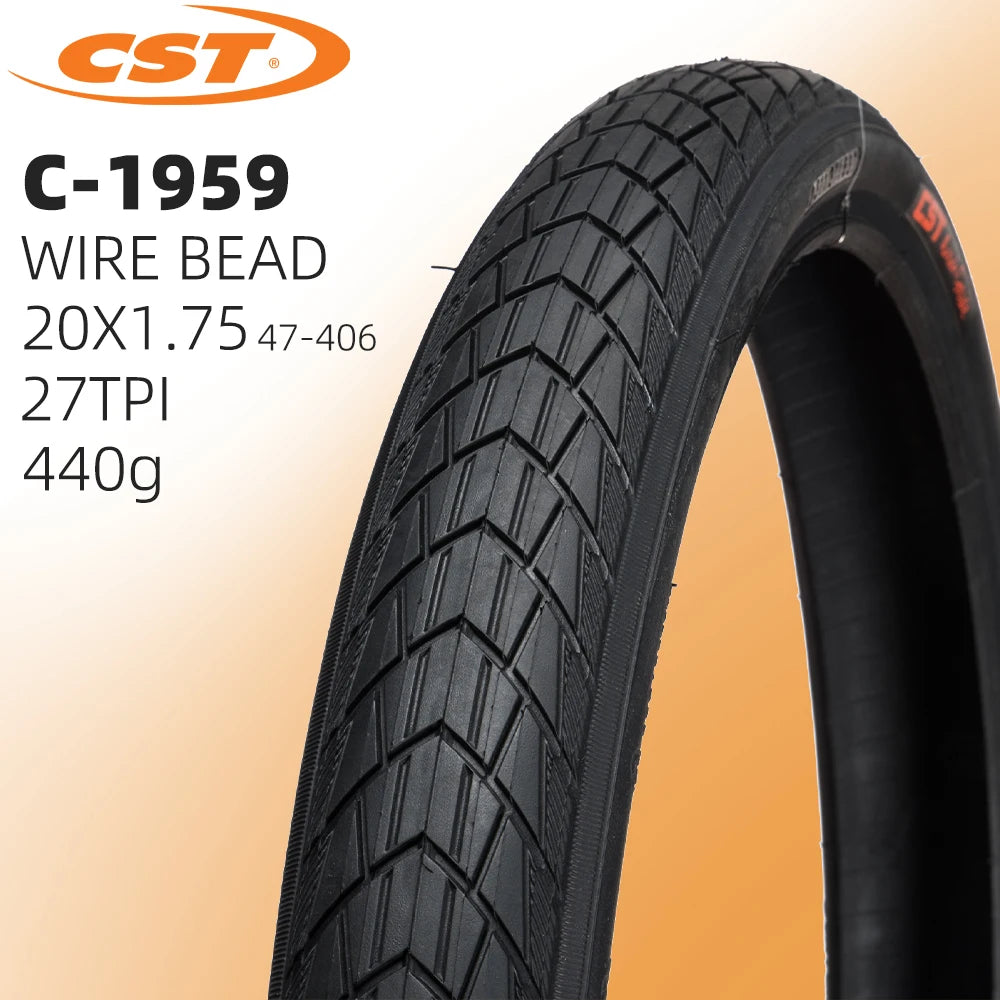 20x1.75 47-406 CST C1959 BMX BICYCLE TIRE KID BIKE TYRE
