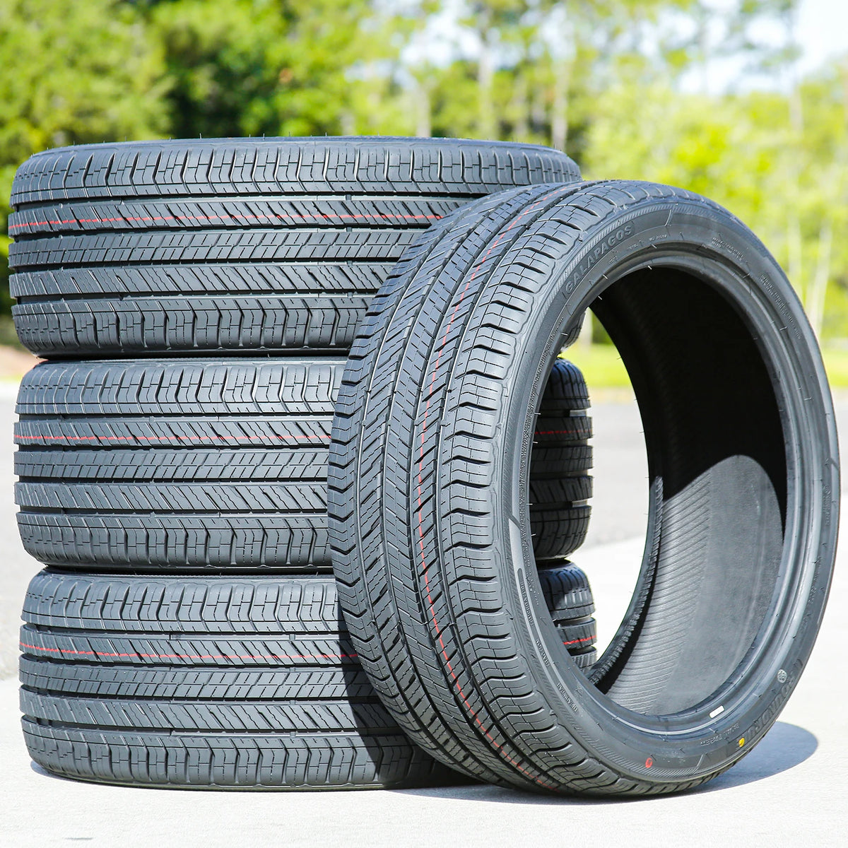4 Roundrule Galapagos 235/45R20 100V XL All Weather Performance Tires