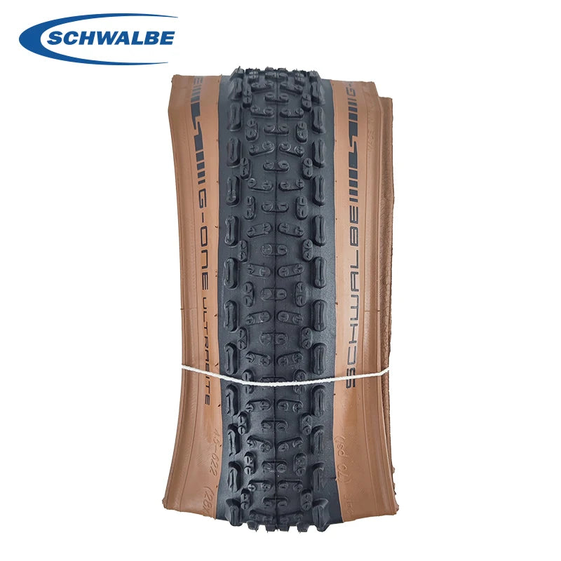 SCHWALBE Original G-ONE ULTRABITE 700x45c Brown Sidewall Tubeless Folding Tire for XC Gravel Bike Touring Bicycle Cycling Parts