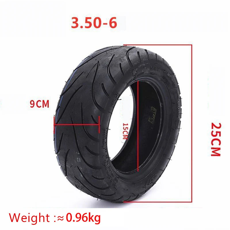 2PCS CST 3.50-6 Tubeless Tire for Electric Scooter Balancing Wheel 10x4.00-6 90/65-6 Universal Durable Tires 10 Inch Vacuum Tyre