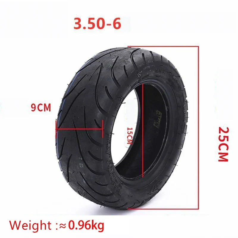 2PCS CST 3.50-6 Tubeless Tire for Electric Scooter Balancing Wheel 10x4.00-6 90/65-6 Universal Durable Tires 10 Inch Vacuum Tyre
