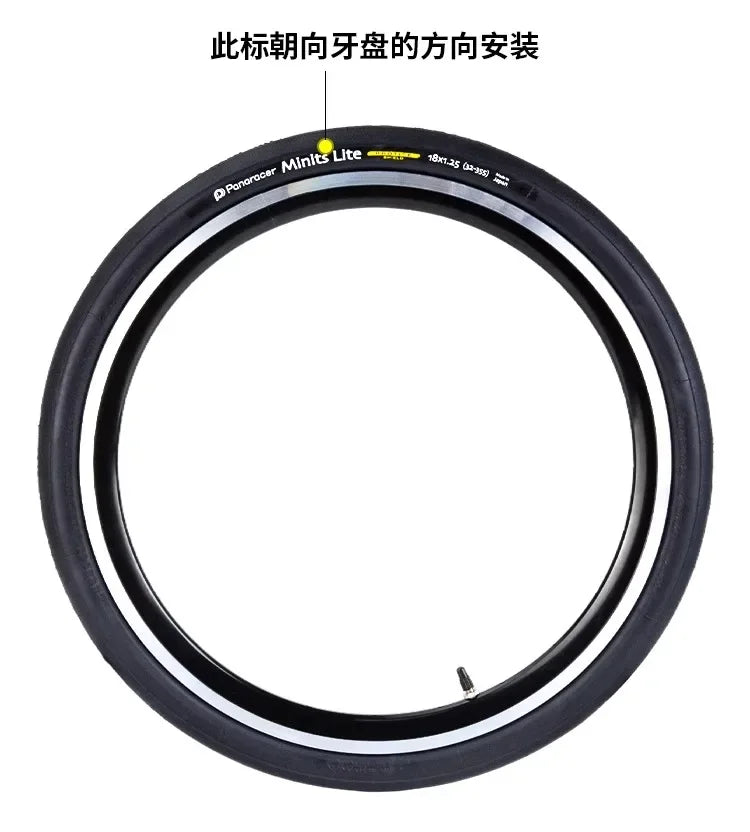 Panaracer Japan Original Minits Lite 18 inch Folding Bicycle Tires 18x1.25 Small Wheel Birdy Folding Bike Cycling Parts